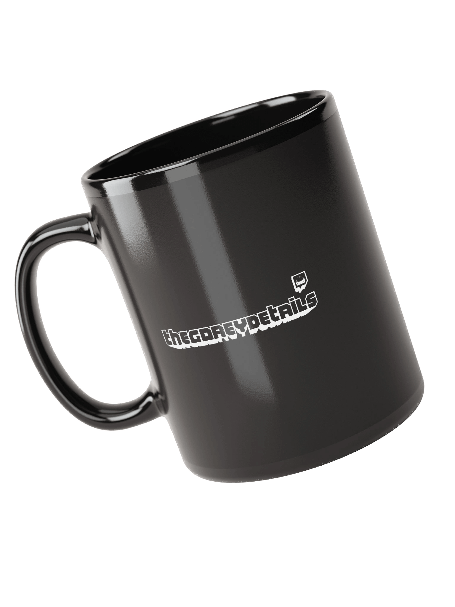 TTV White - Black Glossy Mug product image (5)