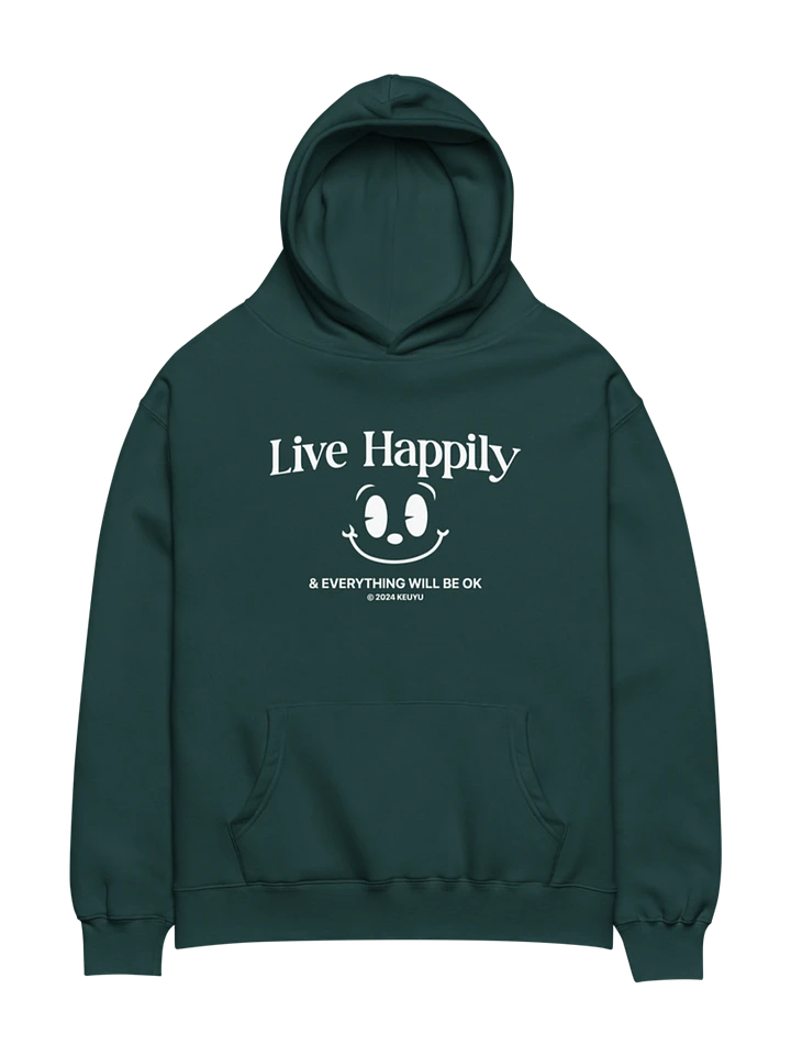 Live Happily V2 Oversized Hoodie product image (1)