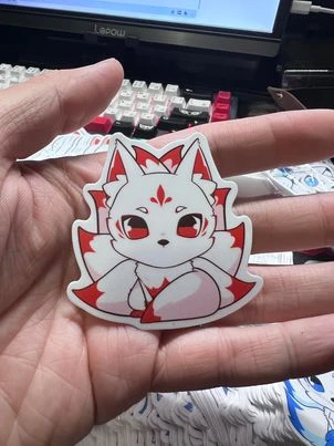 Red Kitsune Fox - Sticker product image (2)