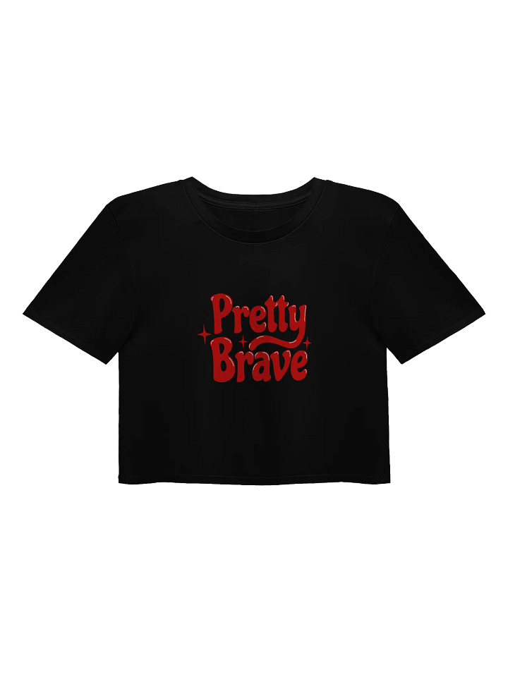 "Pretty Brave" Women's Crop Top product image (4)