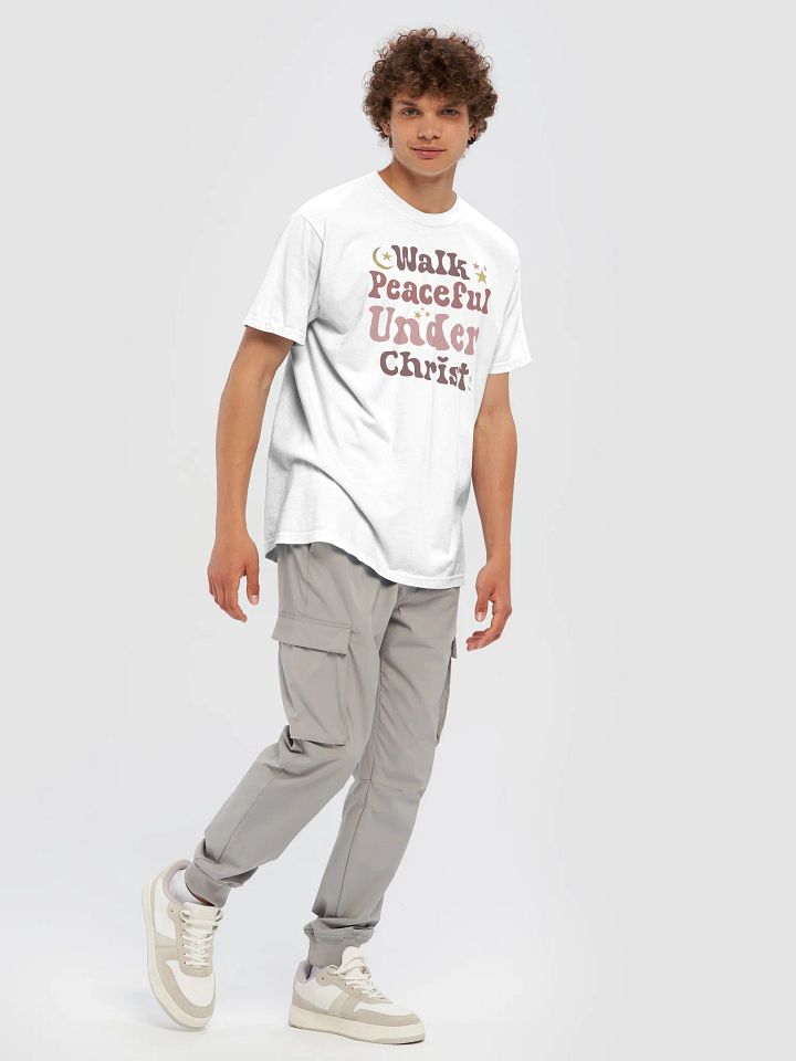 Walk Peaceful Under Christ, Comfort T-shirt product image (9)