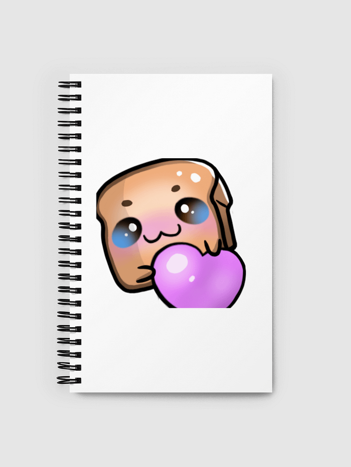 Bread Heart Spiral Notebook product image (1)