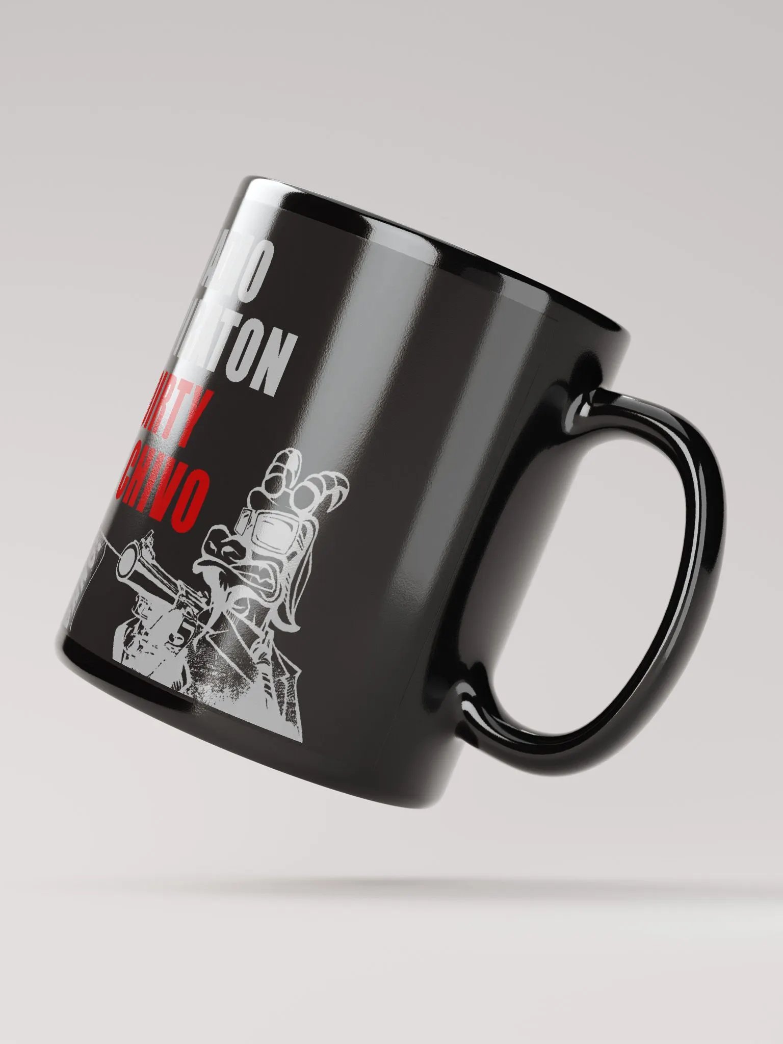 DIRTY CHIVO MUG (Grey Print) product image (4)