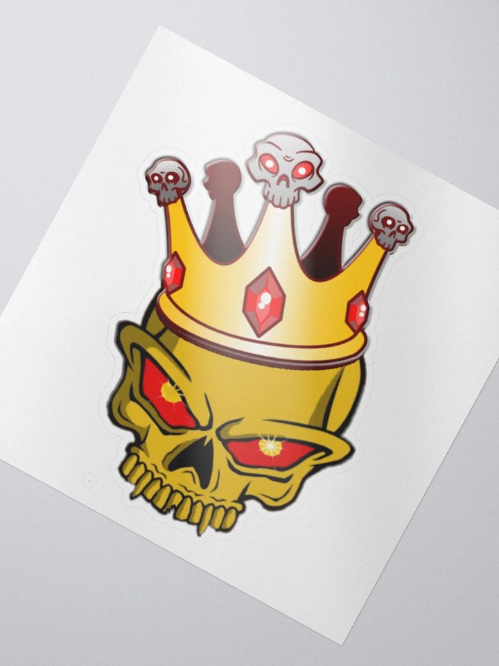 Kiss Cut Skull Sticker product image (2)