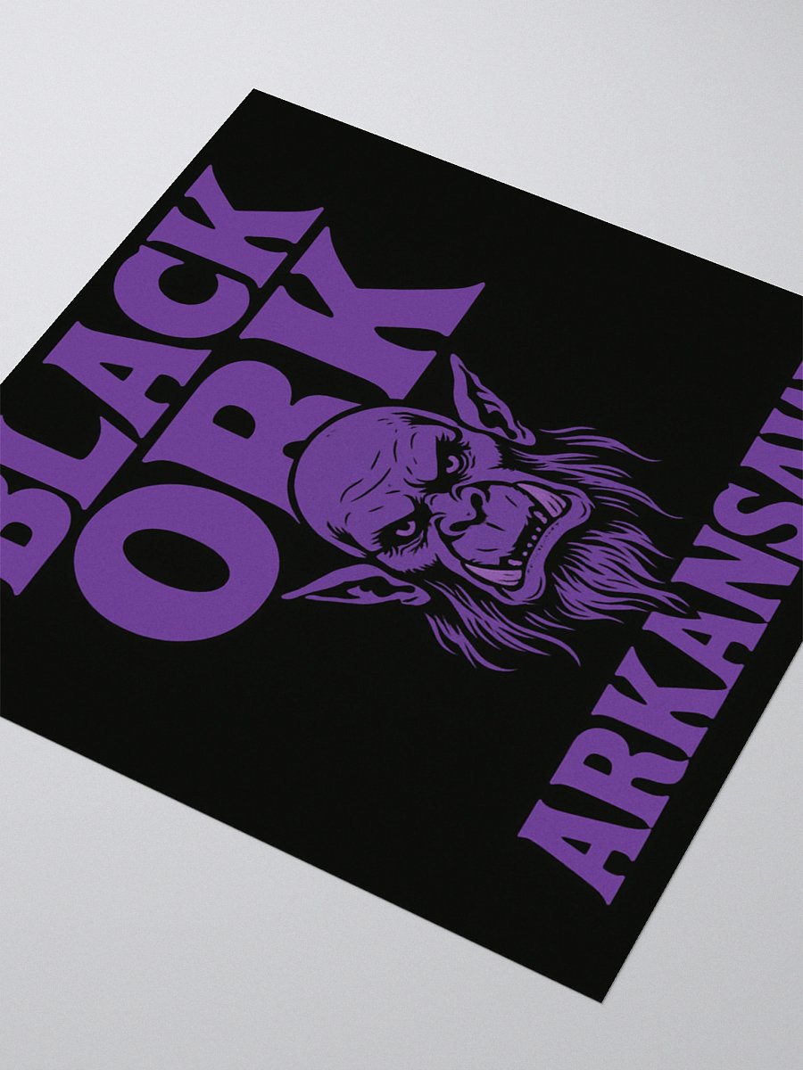 Black Ork Arkansaw "Head" Sticker product image (5)