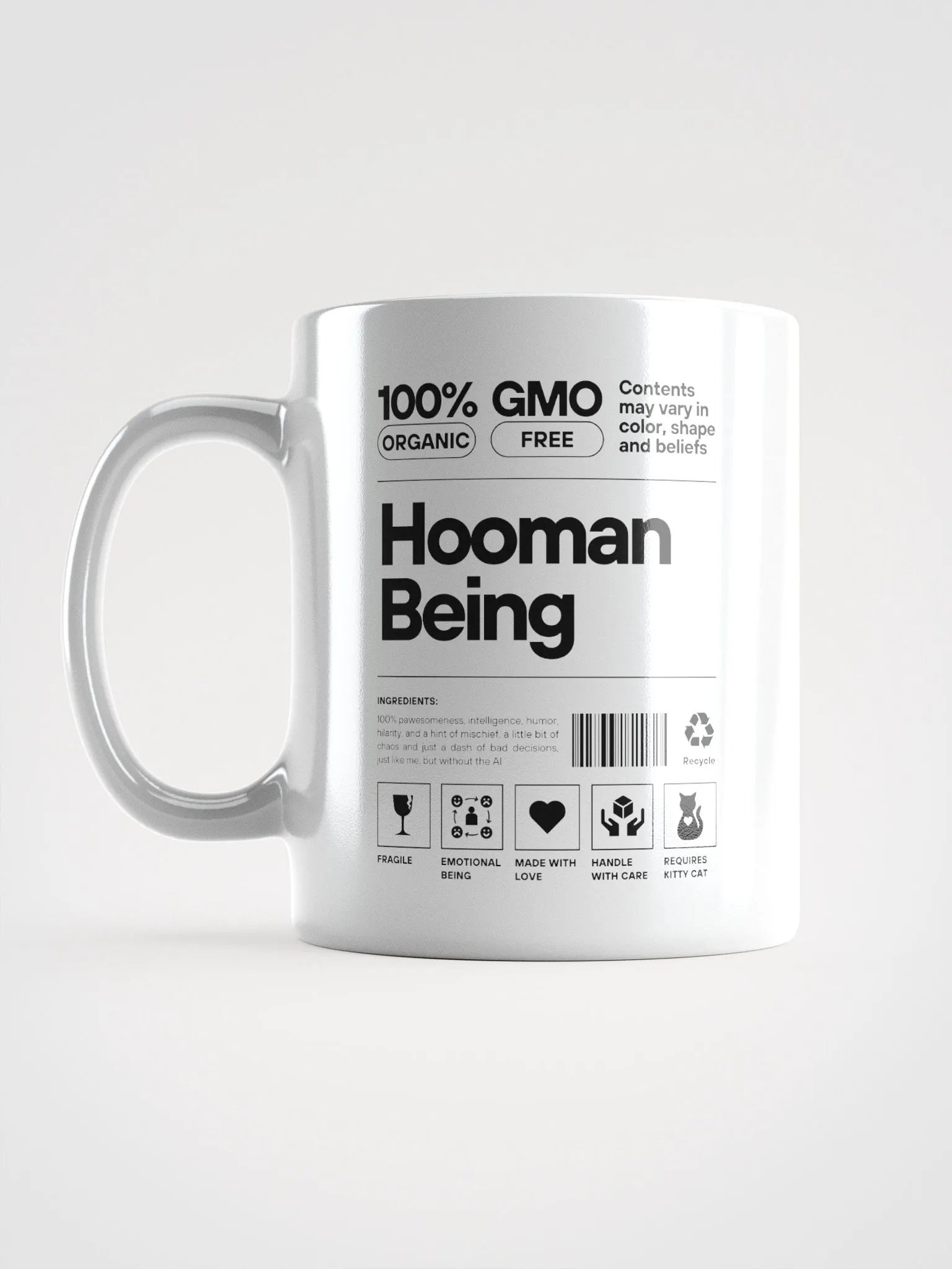 Hooman Being White Mug product image (6)