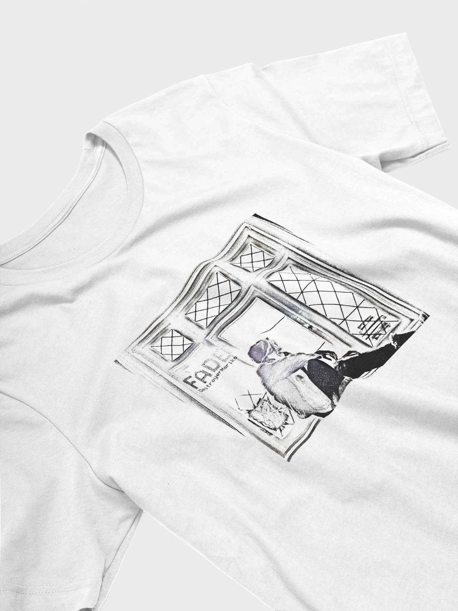 Fade to White Unisex T-shirt product image (3)