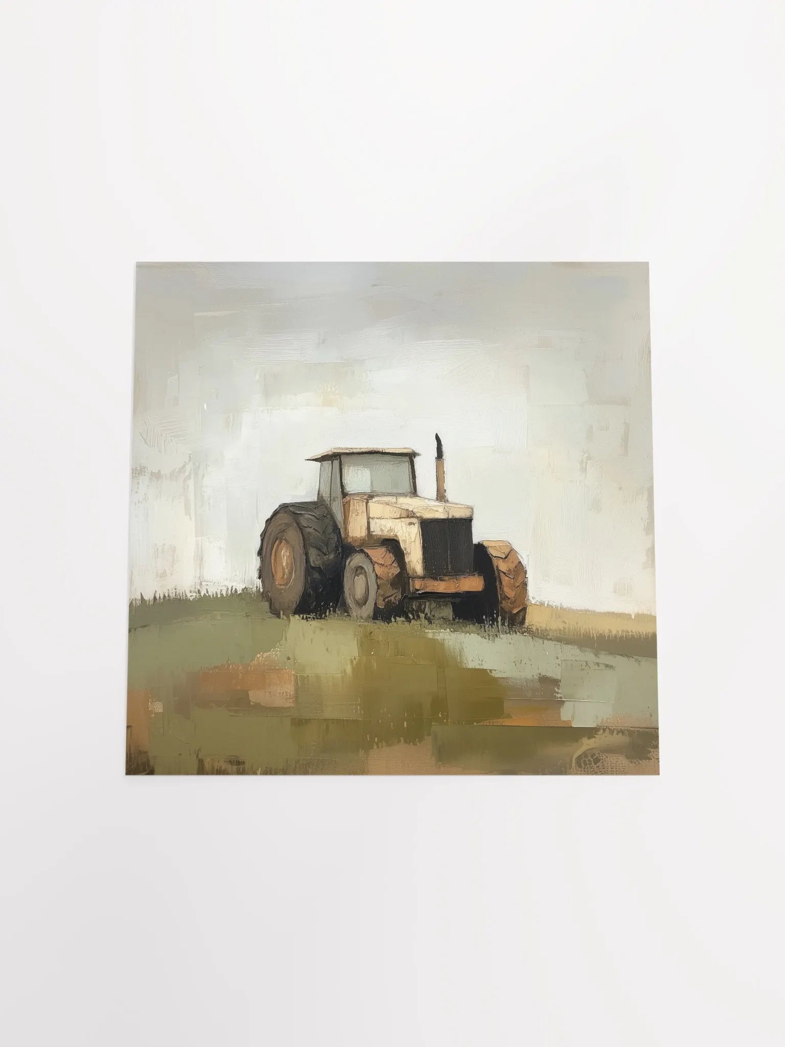 Farmhouse Sky: Rustic Tractor Art Print product image (4)