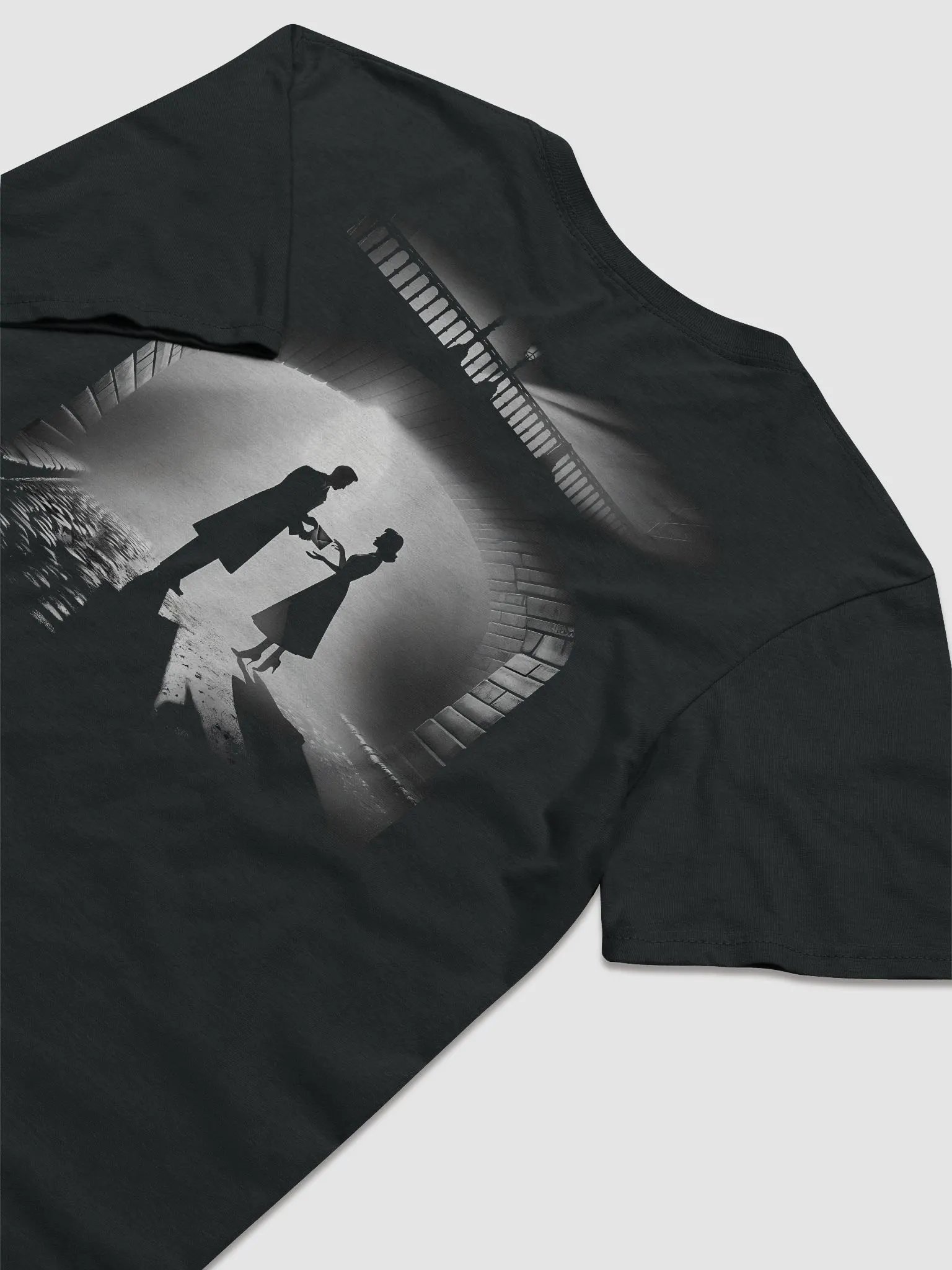Mystical Encounter: Vintage Romance Under the Bridge (Womens Tee) product image (7)