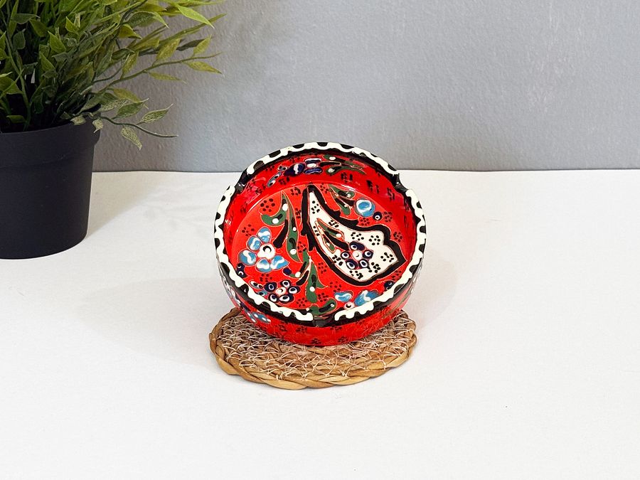 Ceramic ashtray — handmade pottery, handmade ceramic, home decor, handmade gift, Turkish ceramic product image (3)
