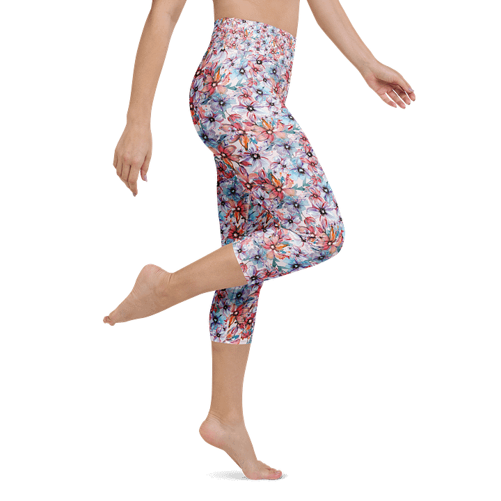 Flower Garden Capri Leggings product image (1)