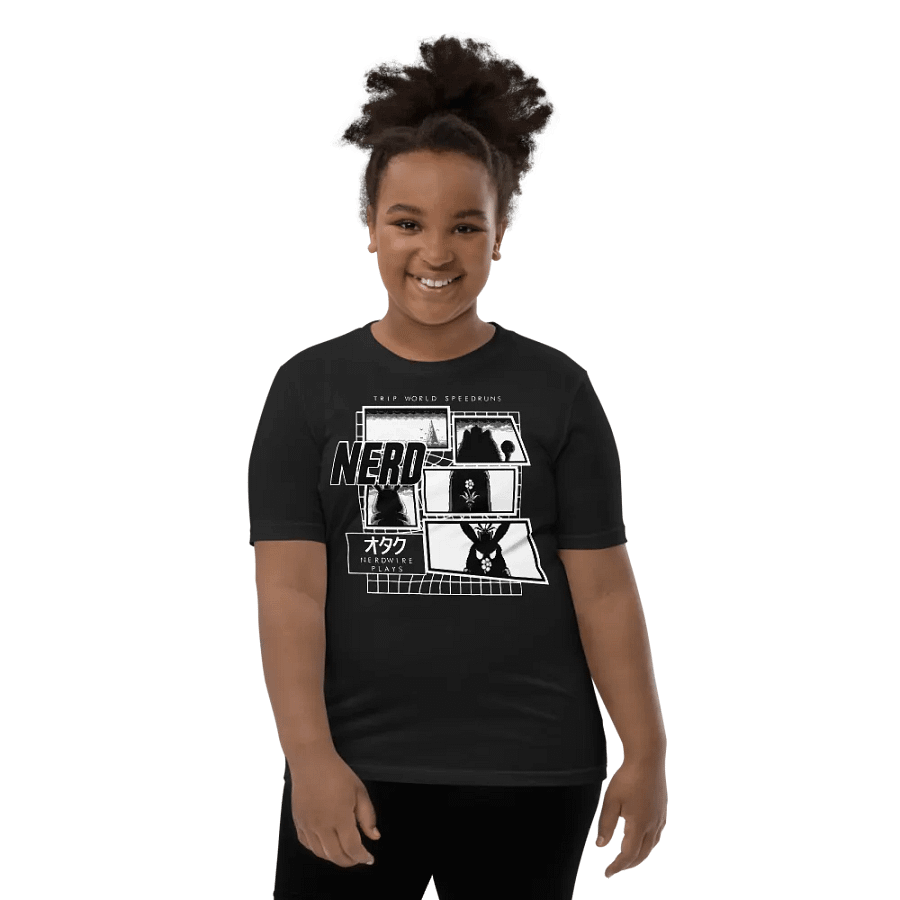 Trip World Speedruns Crew Neck Youth T-Shirt product image (10)