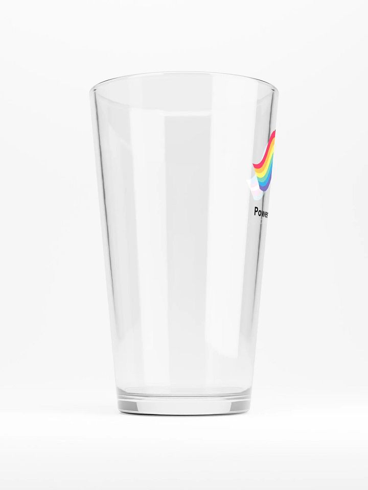 Powered By Rainbows Pint Glass product image (2)