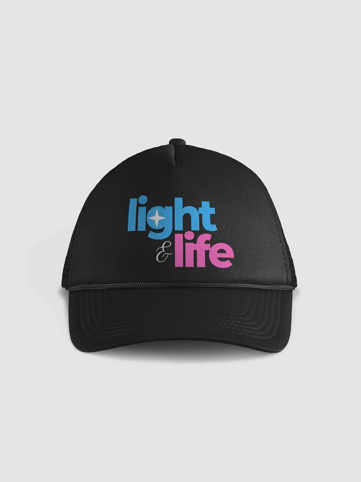 LIGHT AND LIFE - Stylized Trucker Hat product image (1)