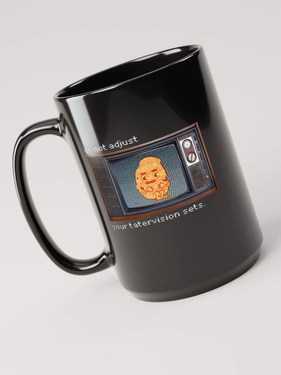 TATERVISION black glossy mug product image (1)