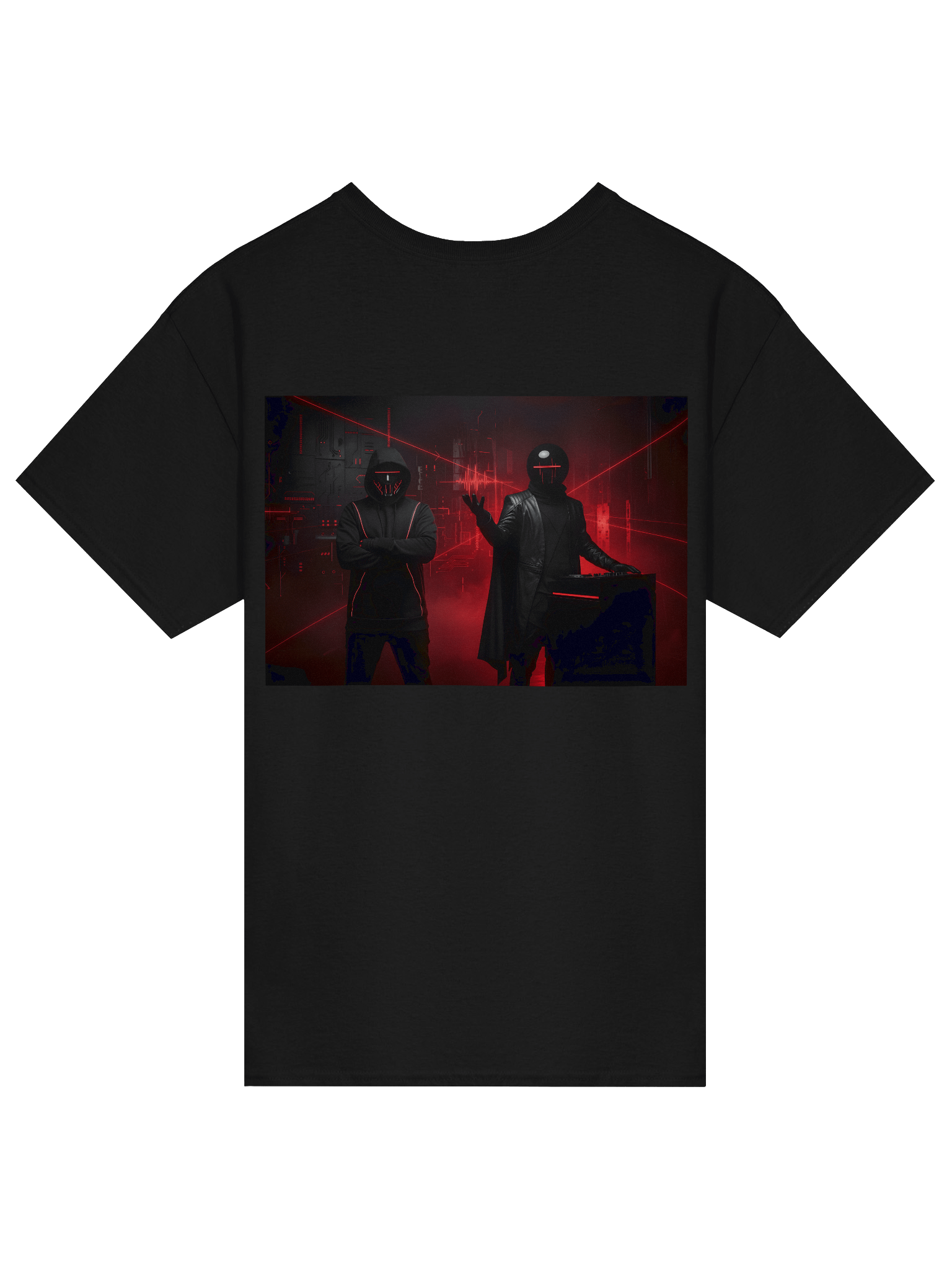 J Christopher Duality Art - Heavyweight T-Shirt - Black product image (2)
