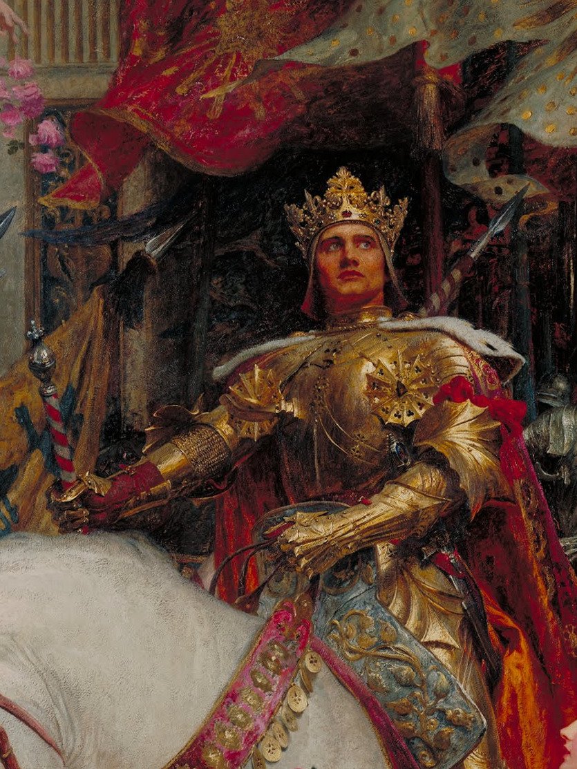 The Two Crowns by Francis Dicksee Print product image (3)