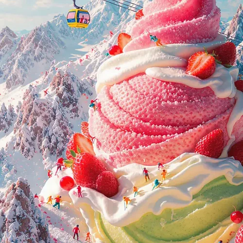 ICE CREAM FANTASIES!!! AI FOOD CREATIONS