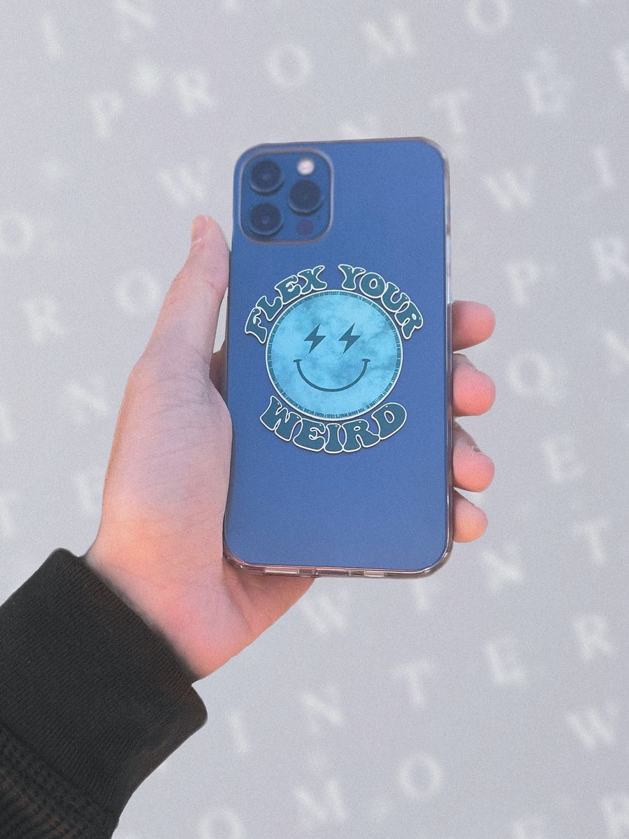 'Flex Your Weird' iPhone Case - Clear product image (2)