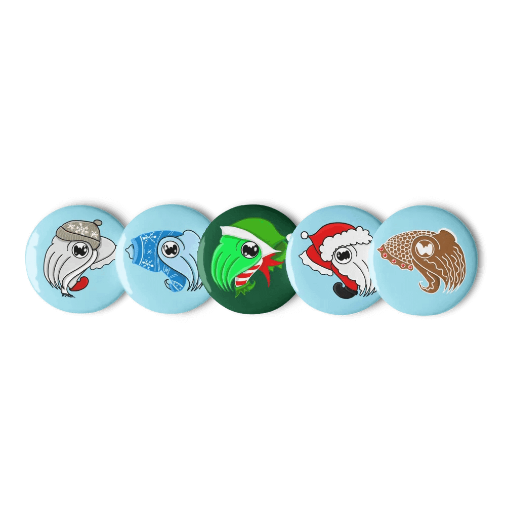 Winter Holiday Cuttlefish Pin Set product image (5)