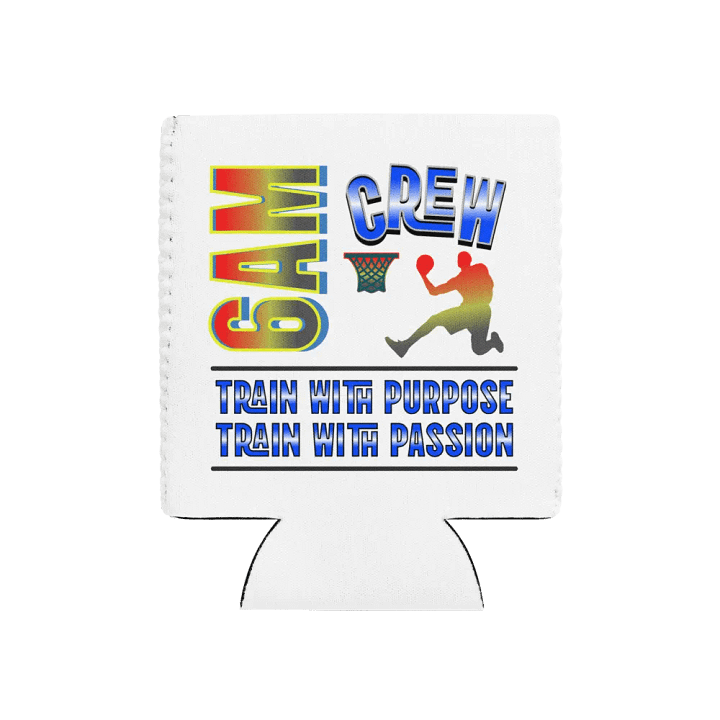 6AM Crew Train With Purpose Train With Passion Basketball Can Cooler product image (2)