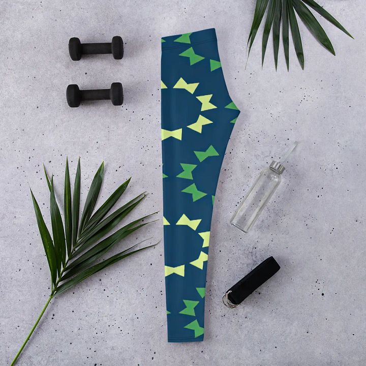 Galactic Green All-Over Leggings product image (2)