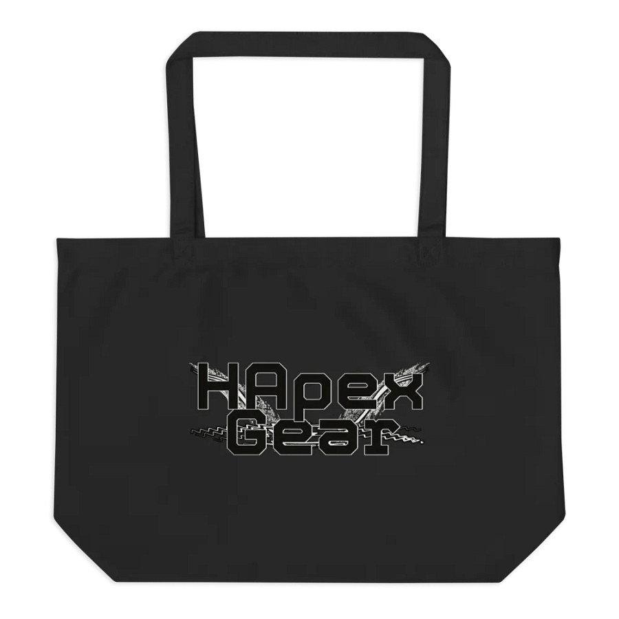 Black HApex Gear White Logo - Organic Cotton Tote product image (6)