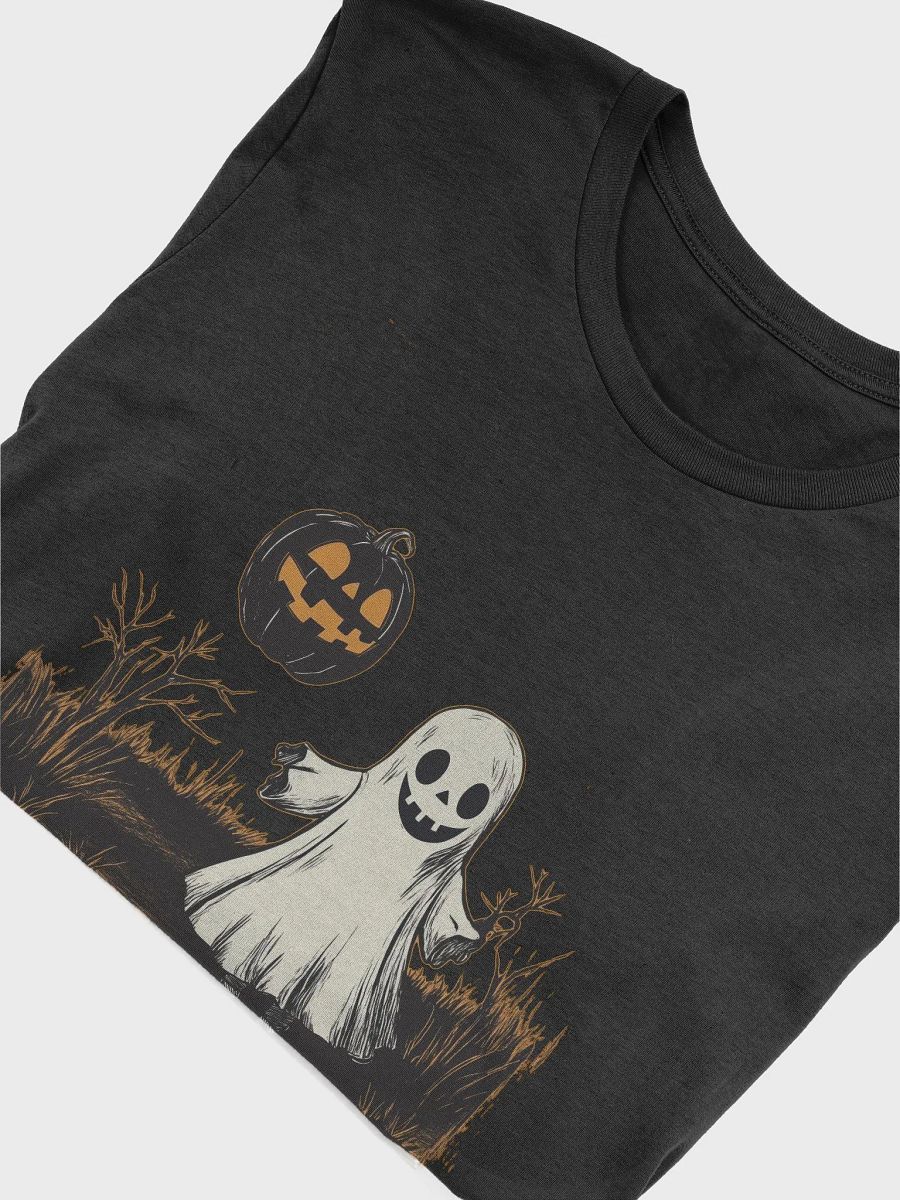 Spooky Ghost (Black/White) (T-Shirt) product image (5)