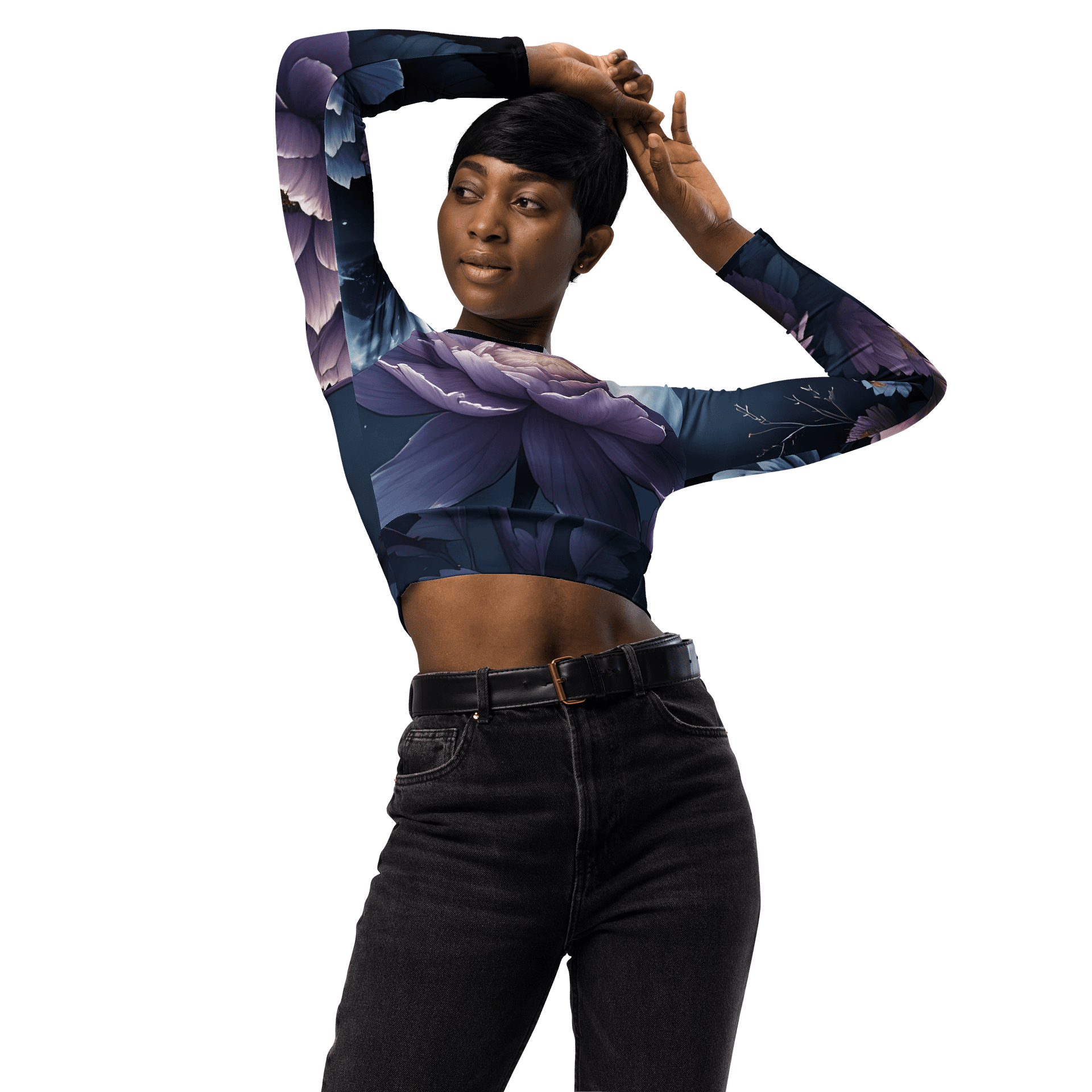 The Midnight Garden Crop Top product image (3)