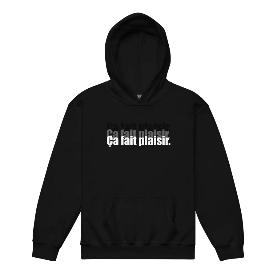''Ça fait plaisir'' Sweat à capuche épais pour enfants product image (8)