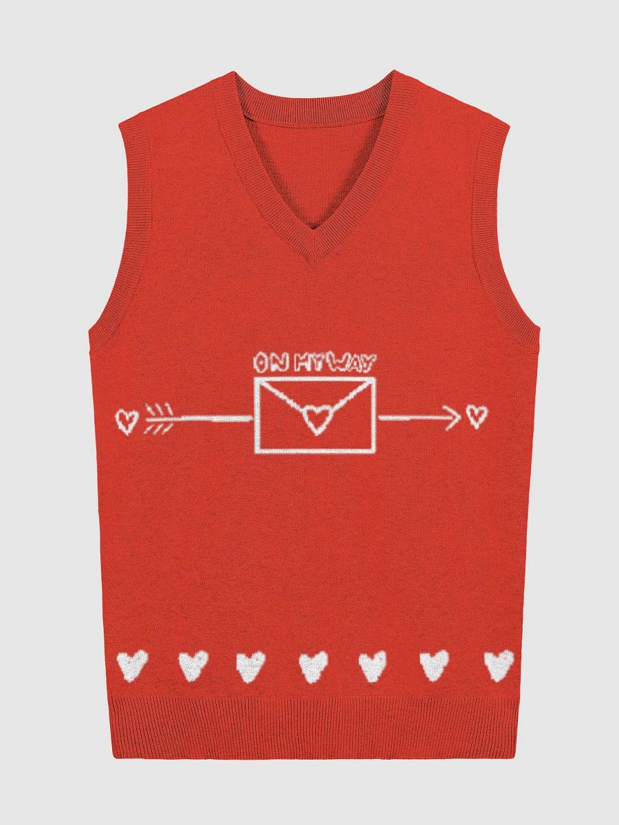Red Letters On My Way Vest product image (5)