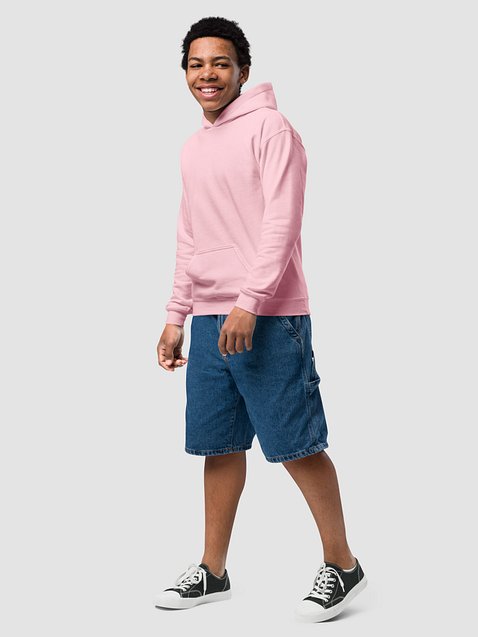 Photo showing Gildan Youth Heavy Blend Hoodie