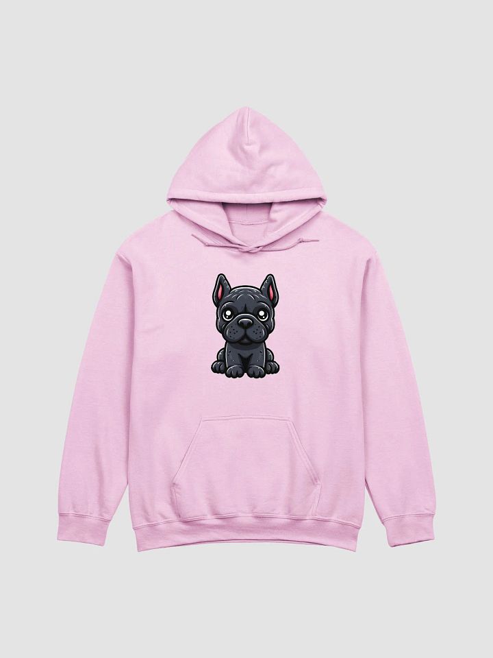 Playful Black Cane Corso Puppy Hoodie – Perfect for Dog Enthusiasts product image (1)
