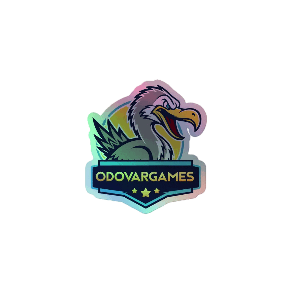 OdovarGames Dodo w/ Logo Sticker (foil) product image (1)