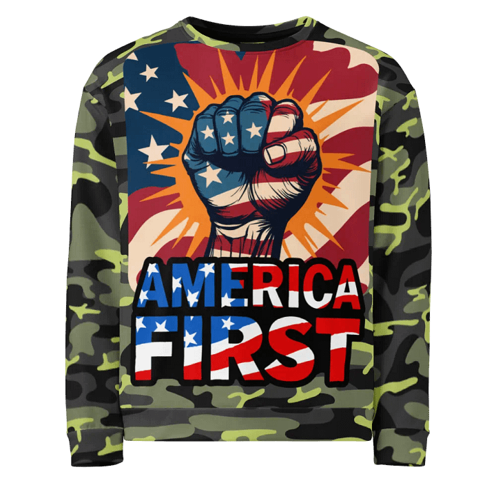 Sweatshirt: America First product image (1)