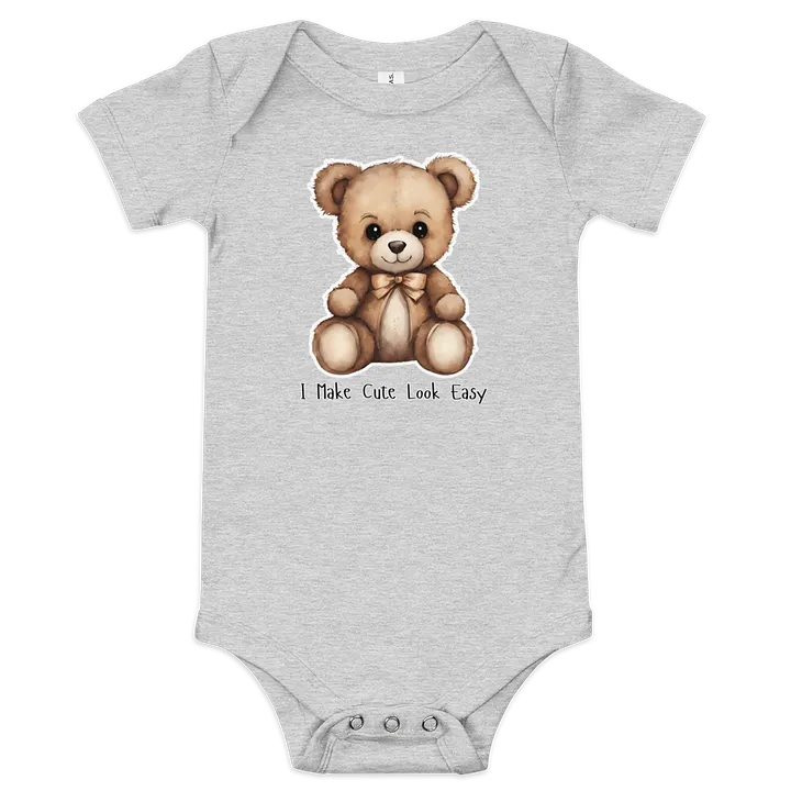 Whimsical Teddy Bear Baby Onesie product image (4)