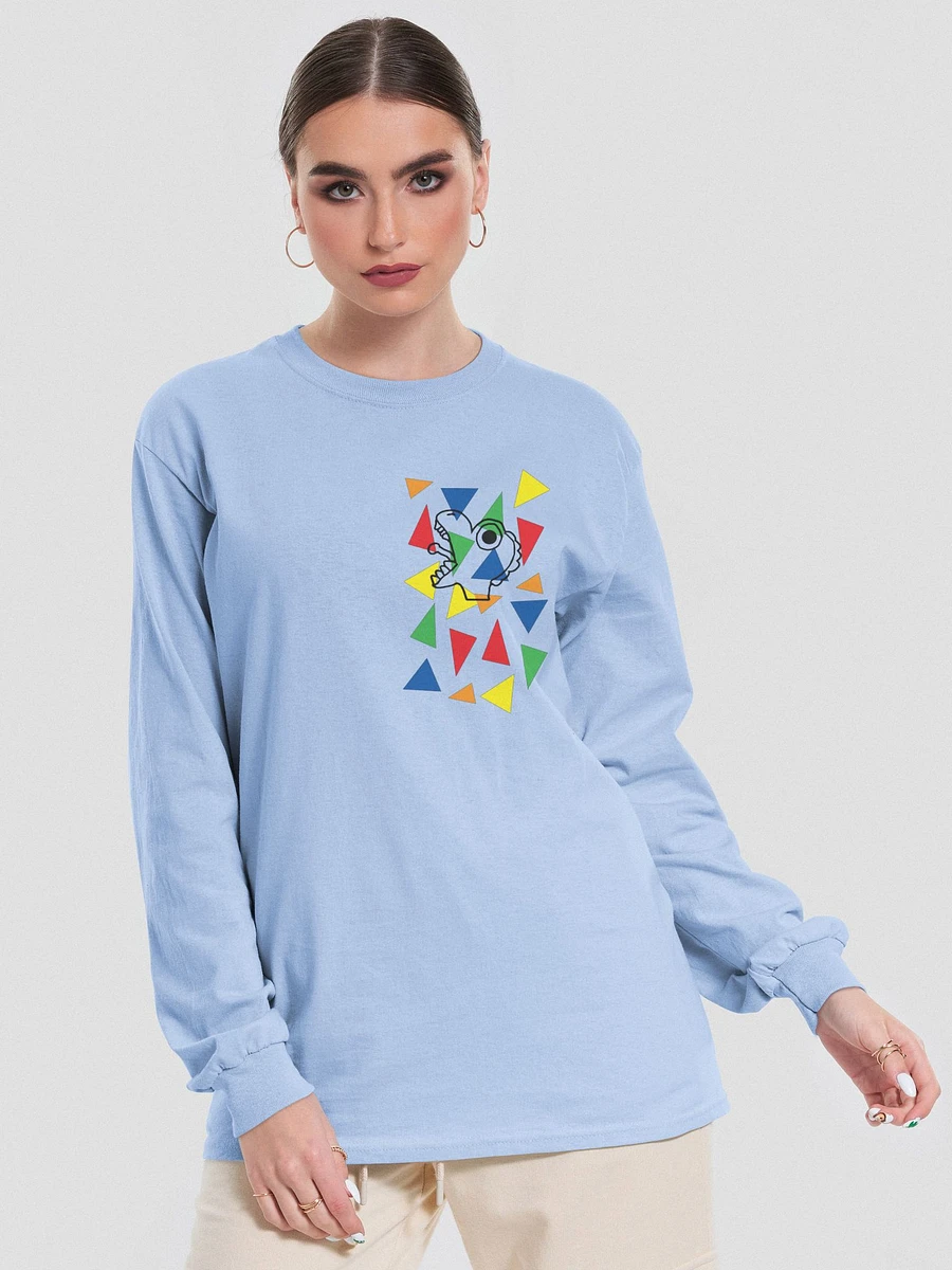 Party Dinosaur (Gildan Ultra Cotton Long Sleeve T-Shirt) product image (35)