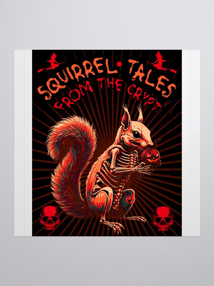 Squirrel Tales From The Crypt Kiss Cut Stickers product image (1)