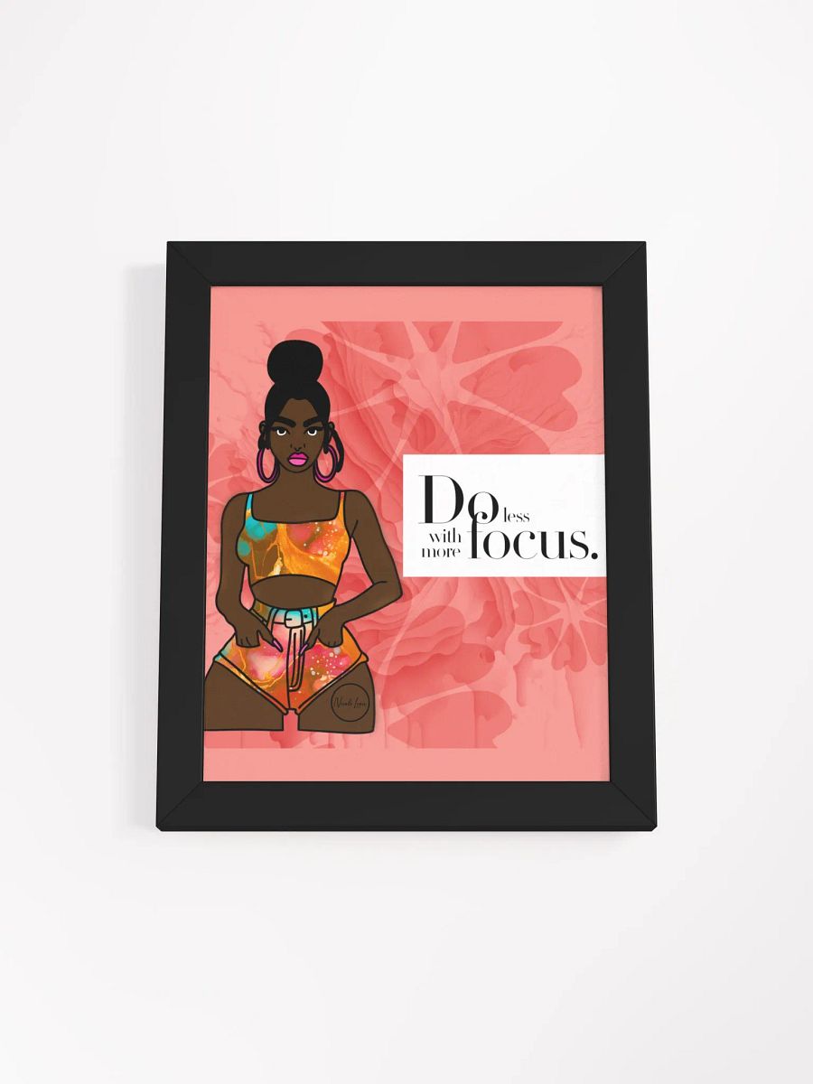 Focused Confidence Framed Poster product image (1)