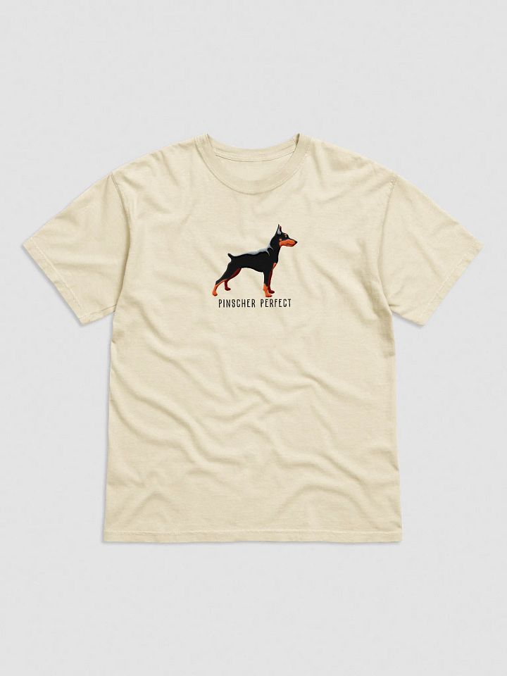 Pinscher Perfect T-Shirt(Embroidered) of a Mini Pinscher(Black & Tan) product image (41)