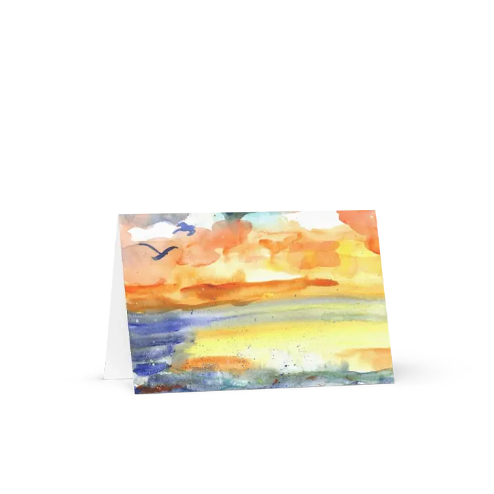 Playful Sea Blank Greeting Card product image (1)