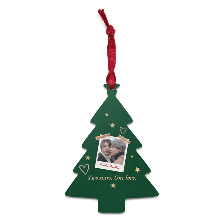 Two Stars. One Love. JiKook Tree Ornament product image (1)