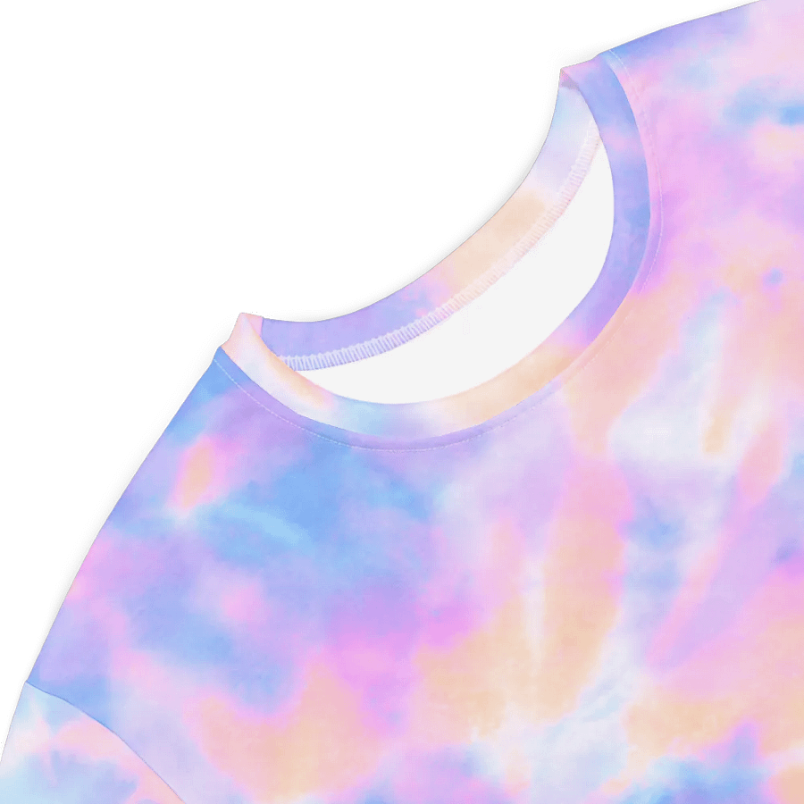 Rainbow Tie Dye Pattern T-shirt Dress product image (4)