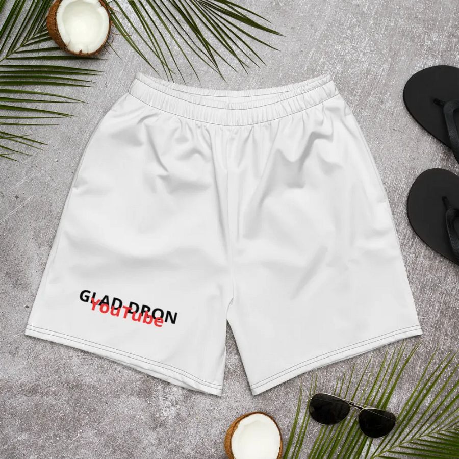 YouTube-Inspired All-Over Print Athletic Shorts product image (10)