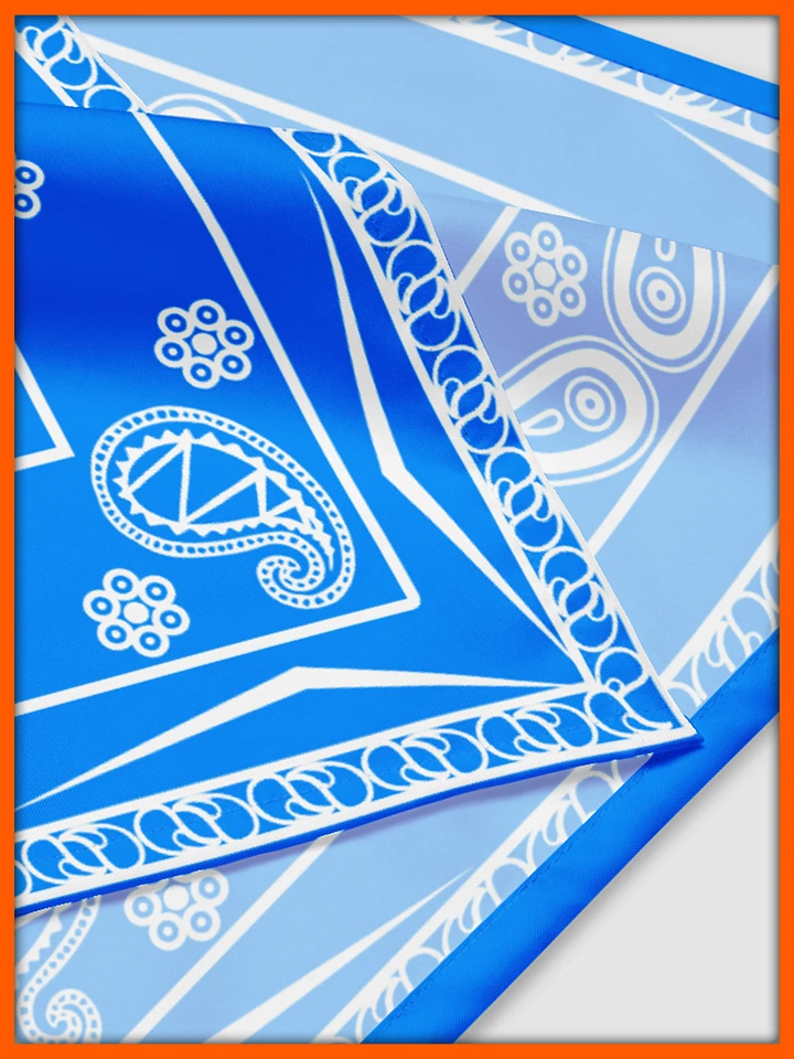 Classic UT Paisley Bandana (Blue) product image (2)