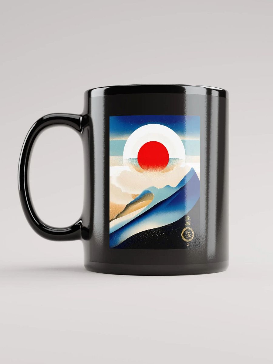 Geometric abstract art in Japanese style (front & back) product image (6)
