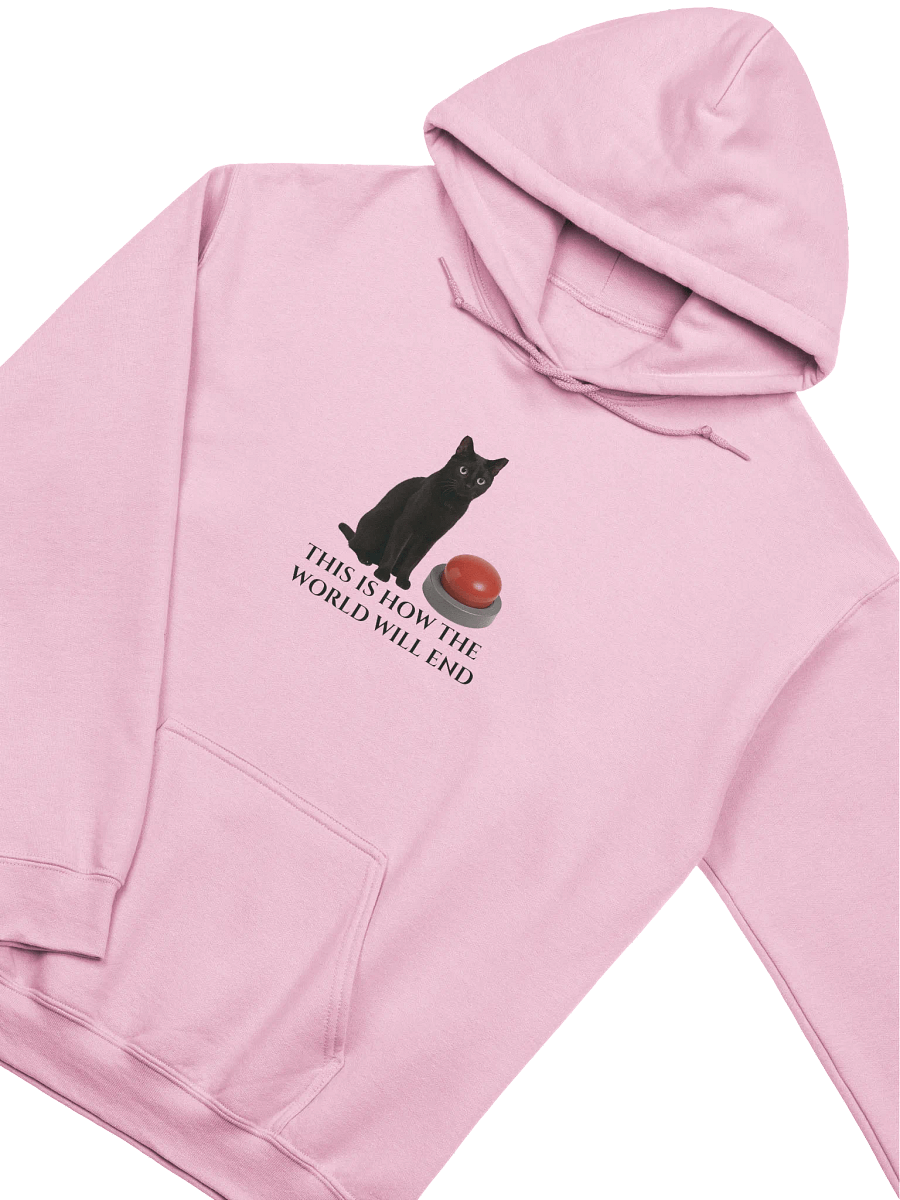 Apocalyptic Cat and Red Button Hoodie product image (22)
