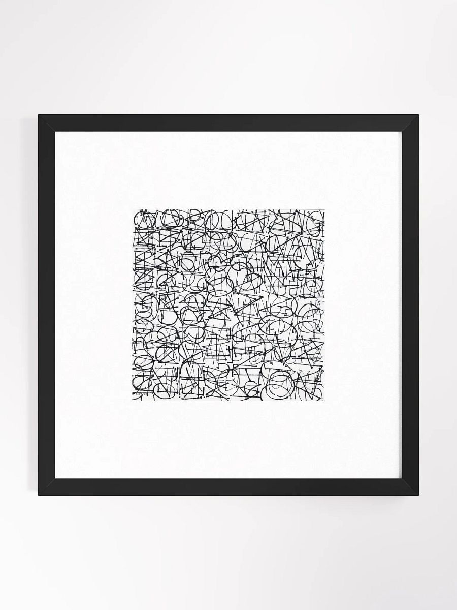 No Rockin' Angel Print Framed product image (1)