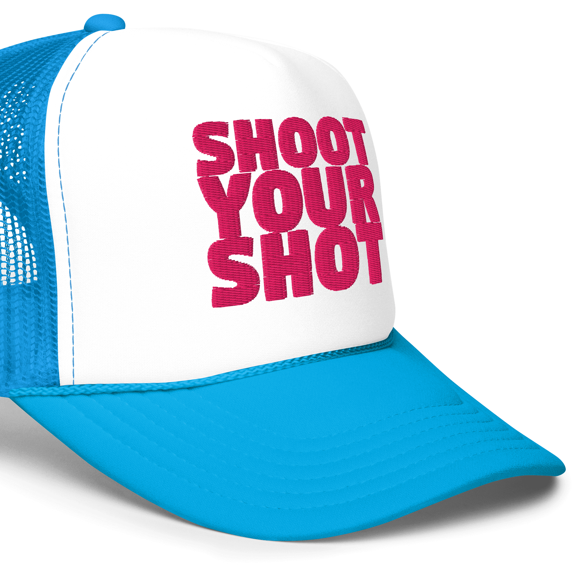 SHOOT YOUR SHOT Foam Trucker Hat product image (5)