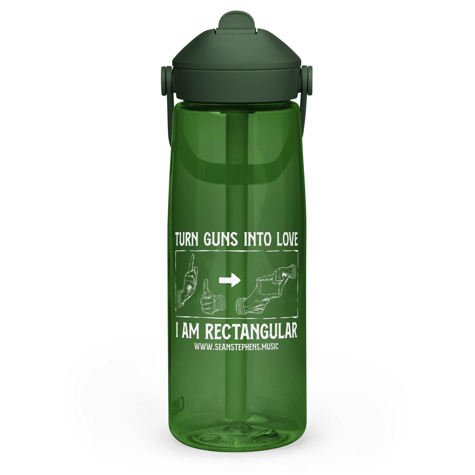 Turn Guns Into Love Water Bottle product image (1)